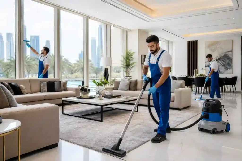 شركة تنظيف منازل في الامارات - فريق السلام كلين يقدم خدمات تنظيف احترافية.